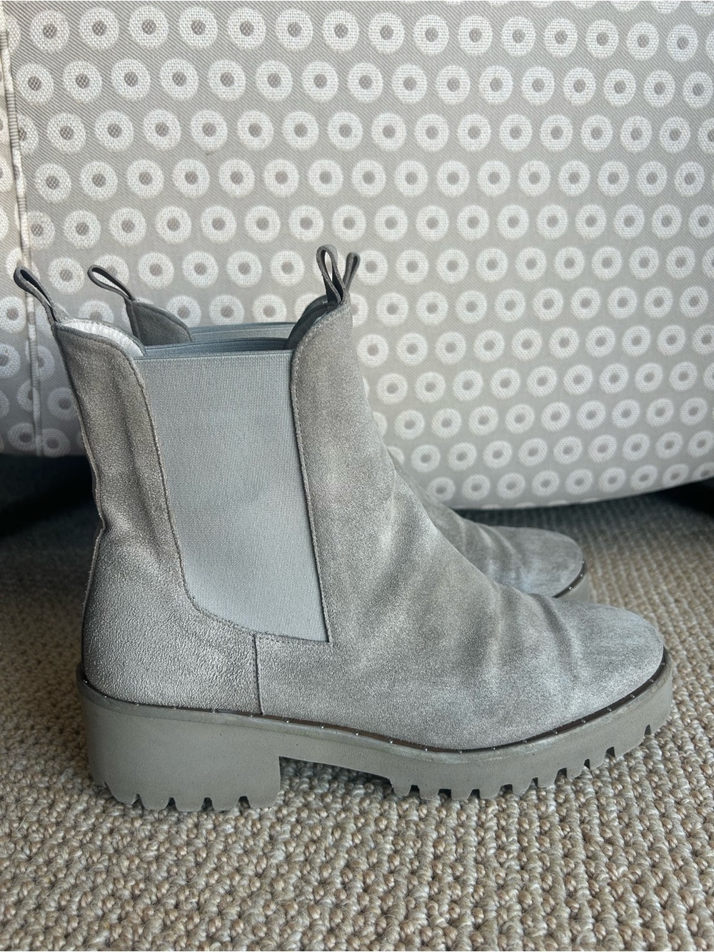 Freda Salvador Tan Chelsea Waterproof Boots Made in Spain Size 7.5